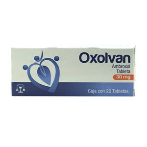 Oxolvan Ambroxol 30 mg 20 Tabletas