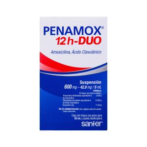 Penamox 12H Duo 600 mg / 42.9 mg / 5 mL 50 mL