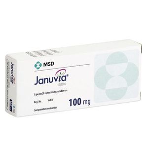 Januvia 100 mg 28 Comprimidos