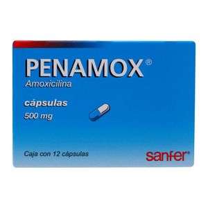 Penamox 500 mg 12 Capsulas