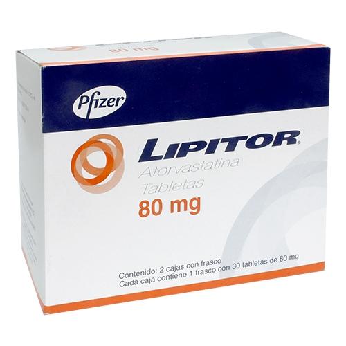 Lipitor 80 Mg 30 Tabletas Farmacias Klyns