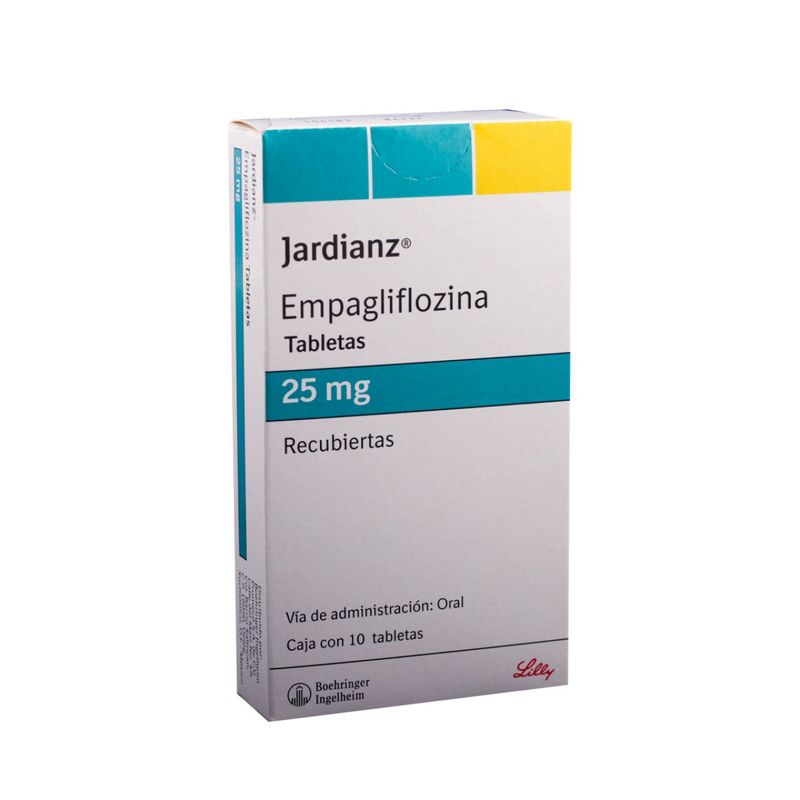 Jardianz 25 mg 10 Tabletas - Farmacias Klyns