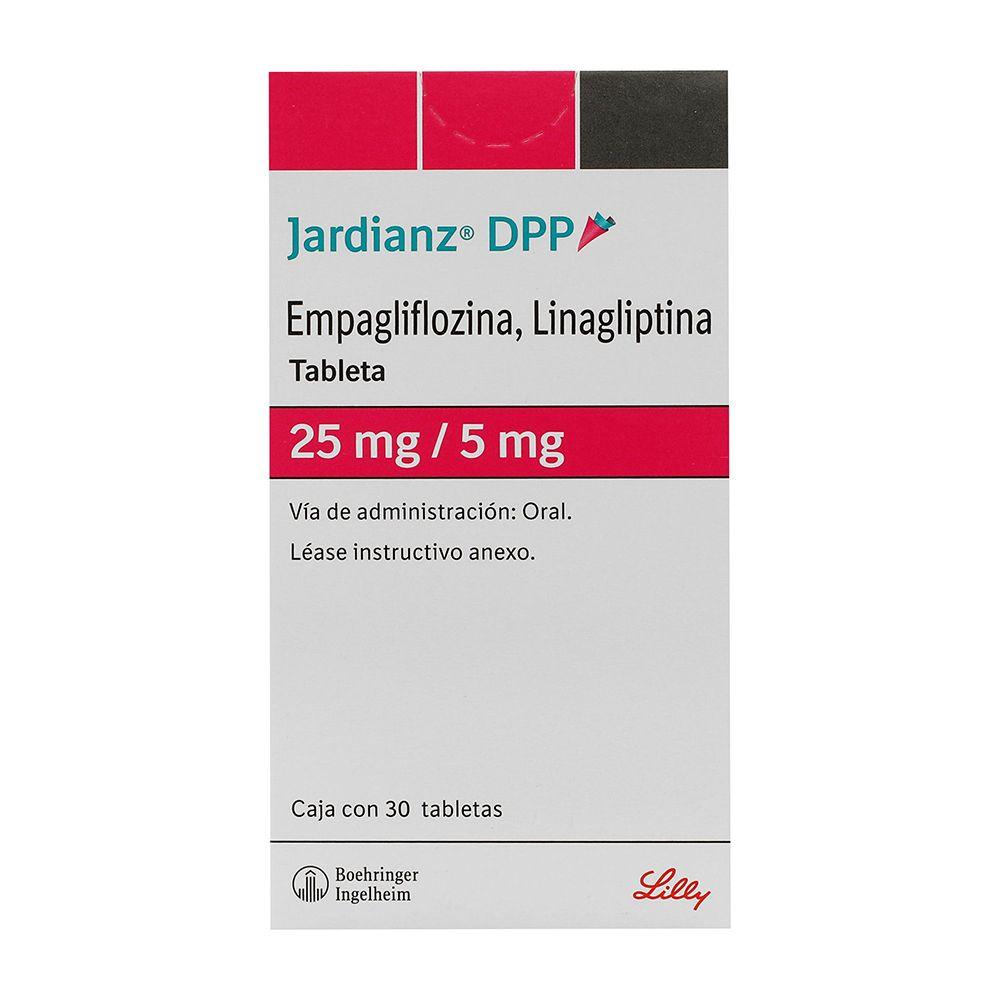 Jardianz Dpp 25 mg / 5 mg 30 Tabletas - Farmacias Klyns