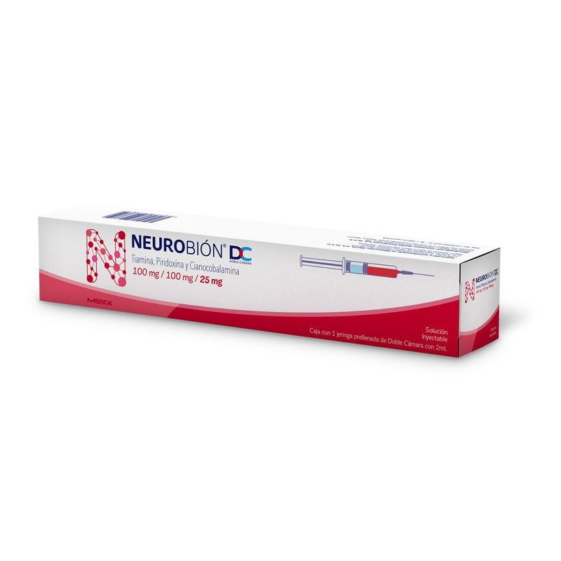 Neurobion Solucion Inyectable 100mg100mg25mg 1 Jeringa De 2 Ml