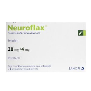 Neuroflax Solucion Inyectable 20 mg / 4 mg 3 Ampolletas