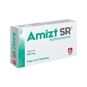 Amizt SR 500 mg 3 Tabletas