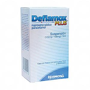 Deflamox Plus 125 mg /100 mg / 5 Ml Polvo Frasco 75 mL