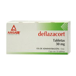 Deflazacort 30 mg 10 Tabletas