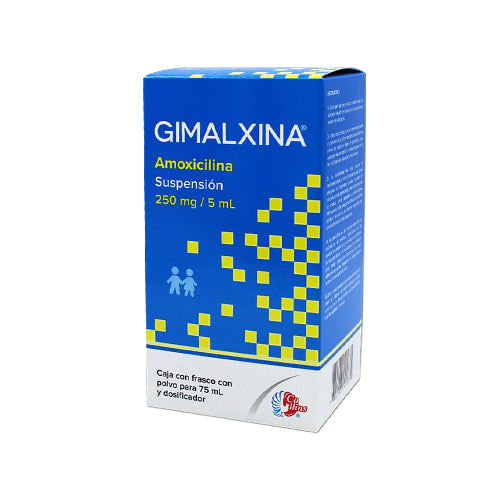 Gimalxina Amoxicilina Suspension 250 Mg 5 Ml Frasco Con 75 Ml Farmacias Klyns