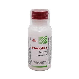 Amoxicilina Suspension 500 mg/5 mL 75 mL