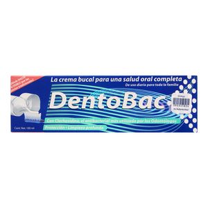 Crema Dental DentoBac 100 mL