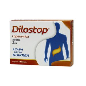 Dilostop Loperamida 2 mg 12 Tabletas