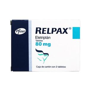 Relpax 80 mg 2 Tabletas