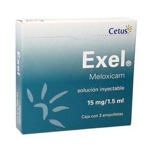 Exel Solucion Inyectable 15 mg / 1.5 mL 3 Ampolletas