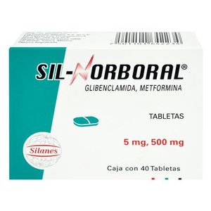 Sil-Norboral 5 mg / 500 mg 40 Tabletas