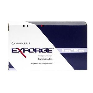 Exforge 5 mg / 160 mg 14 Comprimidos