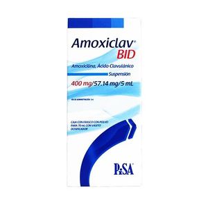 Amoxiclav Bid Suspension 400 mg / 57.14 mg / 5 mL 70 mL