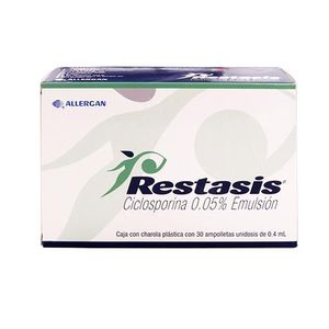Restasis Ciclosporina 0.4 mL 30 Ampolletas de 0.4 mL