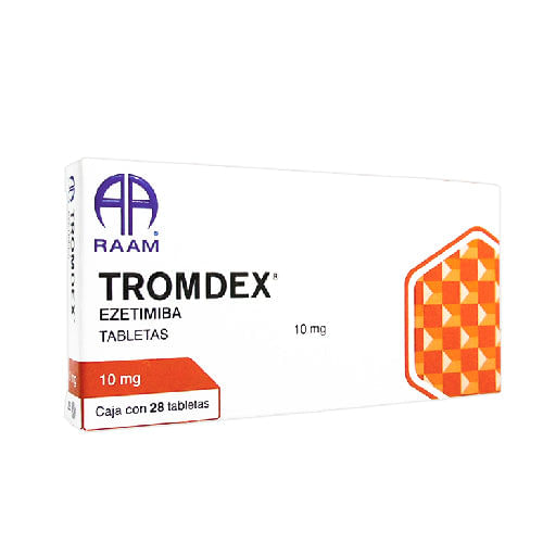 Tromdex-Ezetimiba-10-mg-28-Tabletas