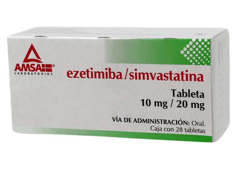 Ezetimiba-10-mg-Simvastatina-20-mg-28-Tabletas