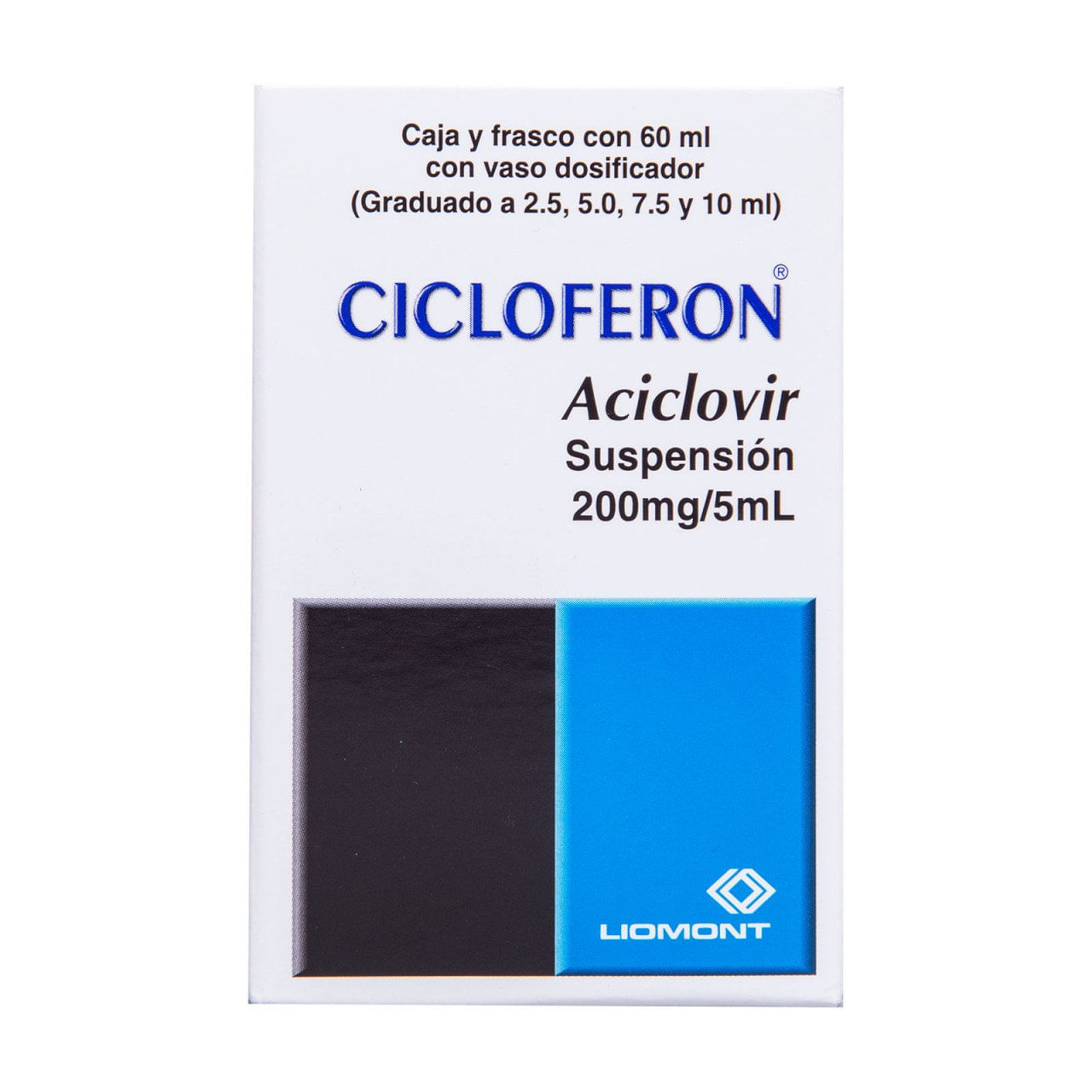 Cicloferon Suspension 200 Mg / 5 ML 60 ML - Farmacias Klyns