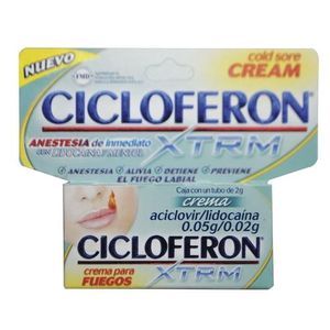 Cicloferon Xtrm Crema 0.05 g / 0.02 g Tubo con 2 g