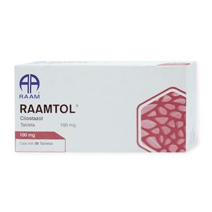 Raamtol Cilostazol 100 mg 30 Tabletas