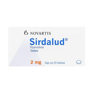 Sirdalud 2 mg 20 Capsulas