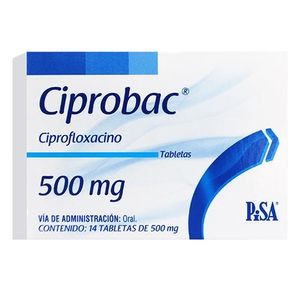 Ciprobac 500 mg 14 Tabletas