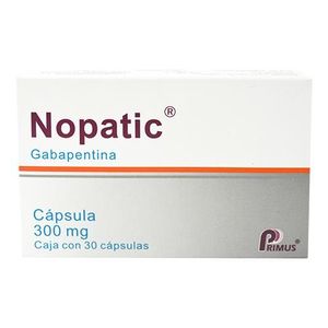 Nopatic 300 mg 30 Capsulas