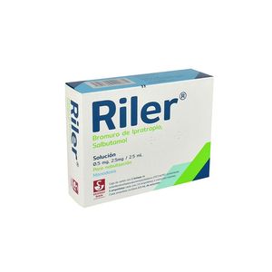 Riler Solucion 0.5 mg - 2.5 mg / 2.5 mL 10 Ampolletas