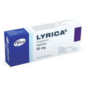 Lyrica 50 mg 28 Capsulas