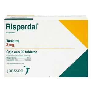 Risperdal 2 mg 20 Tabletas
