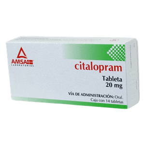 Citalopram 20 mg 14 Tabletas