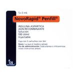 NovoRapid-Penfill-Solucion-Inyectable-100-UI-mL-5-Cartuchos-de-3-mL