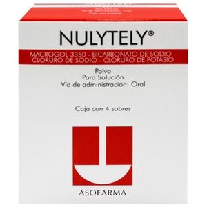 Nulytel Polvo 1.43 gr / 2.8 g  4 Sobres de 109.6 g