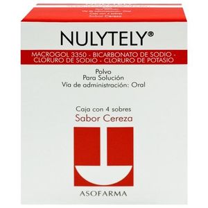Nulytely Cereza Polvo 1.43 gr / 2.8 gr 4 Sobres de 105 g