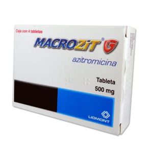 Macrozit G 500 Mg 4 Tabletas