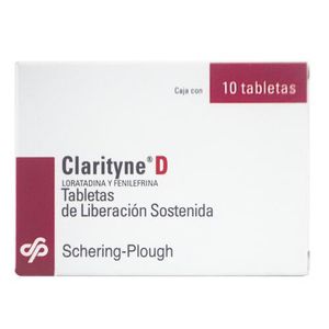 Clarityne D 5 mg / 30 mg 10 Tabletas