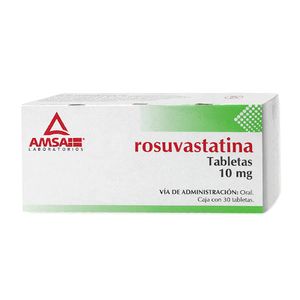 Rosuvastatina 10 mg 30 Tabletas