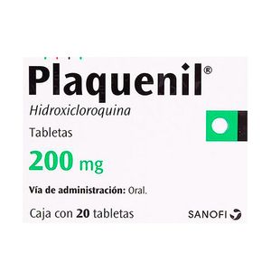 Plaquenil 200 mg 20 Tabletas