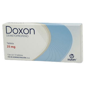 Doxon Dexketoprofeno 25 mg 10 Tabletas