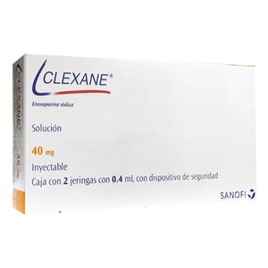 Clexane 40 mg 2 Ampolletas 0.4 mL