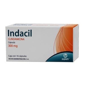 Indacil Clindamicina 300 mg 16 Capsulas