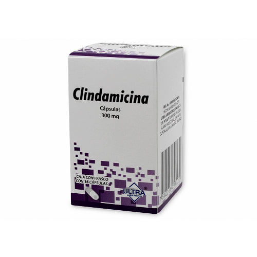 Clindamicina 300 mg 16 Capsulas - Farmacias Klyns