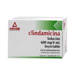 Clindamicina Solucion Inyectable 600 Mg / 4 Ml 1 Ampolleta - Farmacias ...