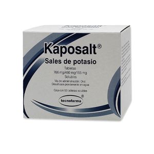 Kaposalt Sales de Potasio 50 Tabletas Solubles