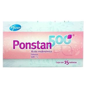 Ponstan 500 mg 15 Tabletas