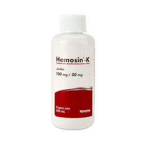 Hemosin-K Jarabe 100 mg / 30 mg 200 mL