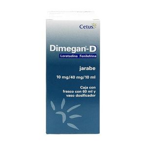 Dimegan-D Jarabe 10 mg / 40 mg / 10 mL 60 mL